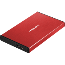 Zewnętrzna Obudowa Dysku Natec Rhino Go Sata 2.5Cala Usb 3.0 Czerwony