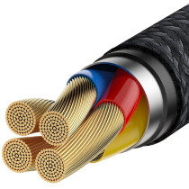 Kabel Usb-A -  Usb-C Baseus Cafule Catklf-Pg1 100Cm Supercharge 40W 5A Qc 3.0 W Oplocie