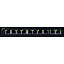 Switch Poe Pulsar S108 10-Portów (8Xpoe + 2Xuplink)  Ieee 802.3Af/At, 48Vdc / 30W/Port (Poe+) 120W