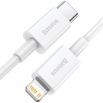 Kabel Usb-C -  Lightning / Iphone Baseus Superior Catlys-A02 1M 20W Pd Quick Charging Biały Premium