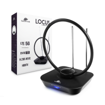 Antena pokojowa dvb-t2 spacetronik locus tv zasilacz 45db