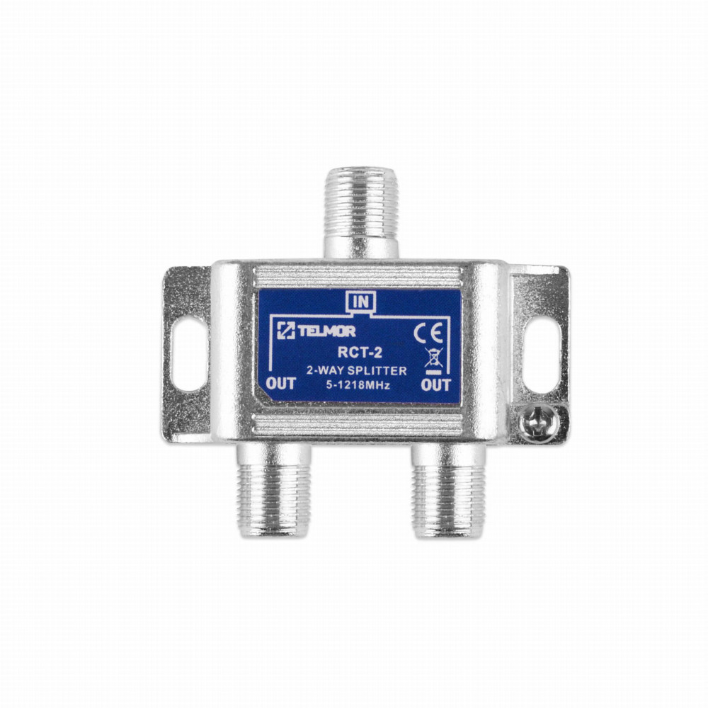 Rozgałęźnik telmor rct-2 splitter 2x1.2g