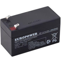 Akumulator agm europower serii ep 12v 1,2ah (żywotność 6-9 lat)