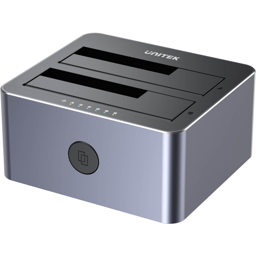 Y-3026gy01-eu unitek stacja klonująca dyski 2 x sata 2,5"/3,5" usb 5gbps