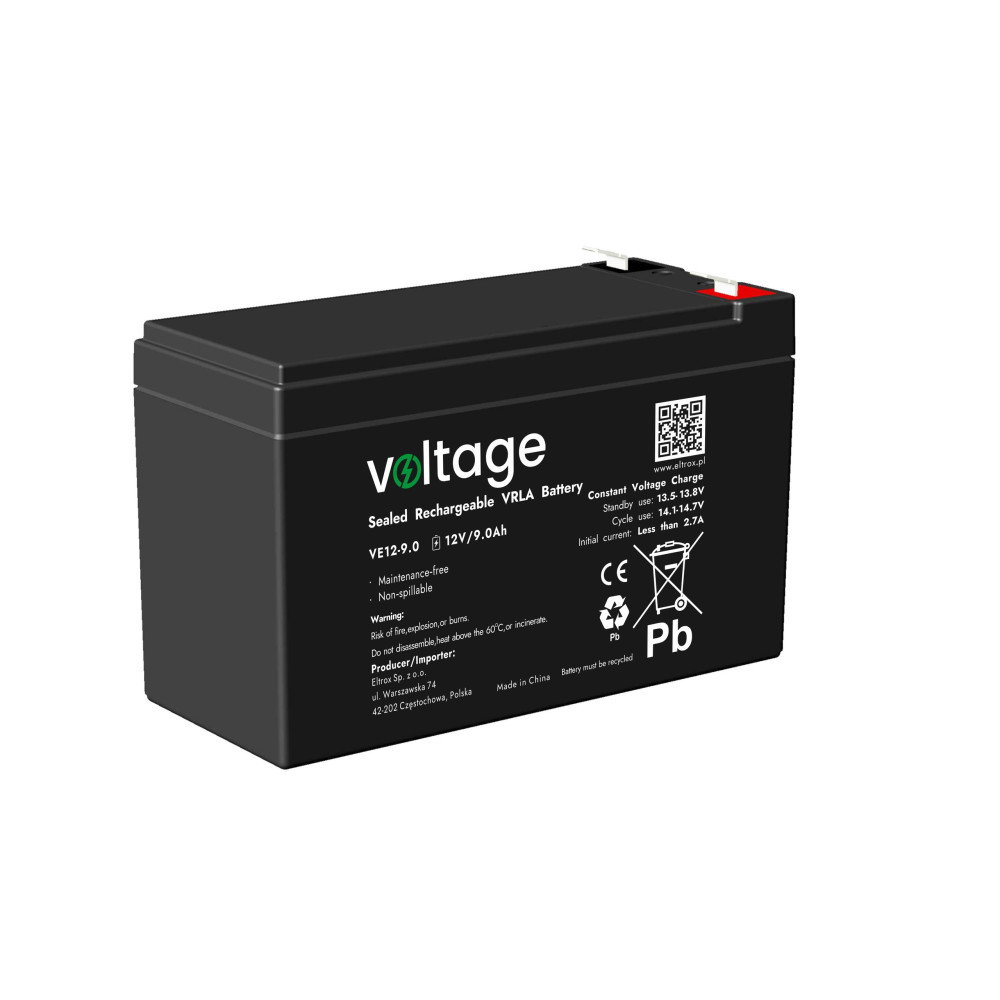Akumulator agm voltage 12v 9.0ah ve12-9.0