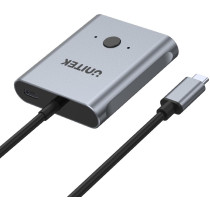 D1078a unitek dwukierunkowy przełącznik usb-c 4k