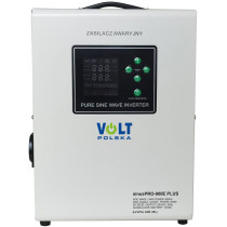 Przetwornica volt polska sinuspro 900e plus 12v 600/900w lifepo4, menu