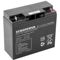 Akumulator agm europower serii epl 12v 17ah (żywotność 15 lat)