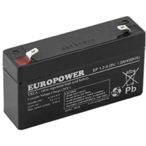 Akumulator agm europower serii ep 6v 1,2ah (żywotność 6-9 lat)