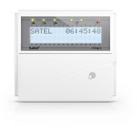 Satel manipulator lcd (białe podświetlenie, czytnik kart zbliżeniowych 125 khz) int-klcdr-w