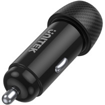 Unitek ładowarka samochodowa 38w usb-a usb-c qc3..0