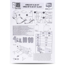 Zestaw bft virgo smart bt b20 kit do bram dwuskrzydłowych