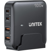 Unitek ładowarka biurkowa gan 100w 2xusb-a 2xusb-c