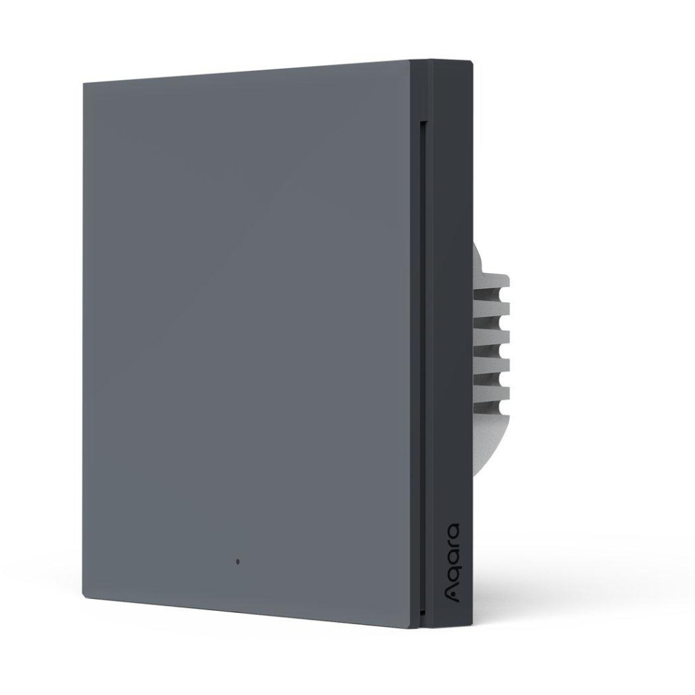 Aqara smart wall switch h1 szary pojedynczy bez neutrala