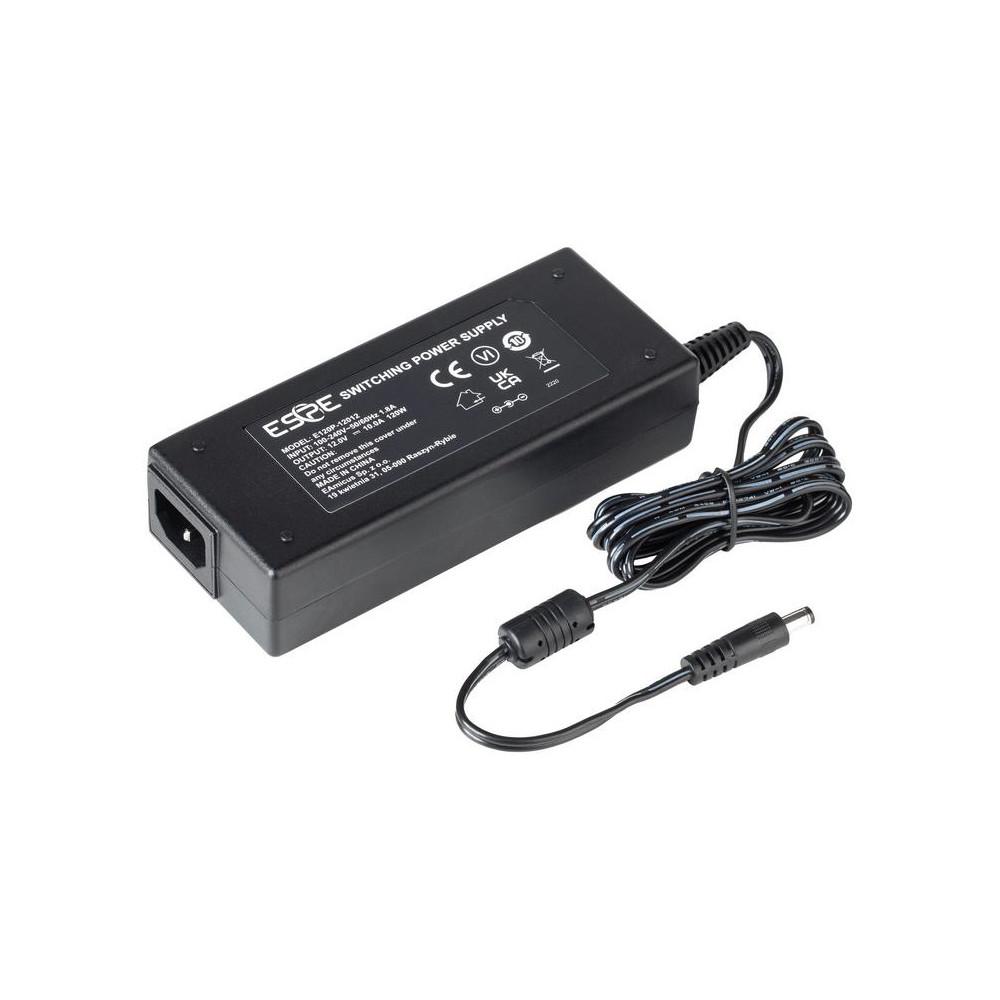 Zasilacz espe 12v 10a 120w desktop 5 lat gw. + kabel