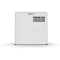 Przewodowy  dwustanowy regulator pokojowy biały st-294v1 tech sterowniki