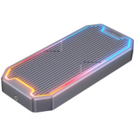 S1210b unitek obudowa dysku m.2 ssd nvme/sata 10gbps rgb