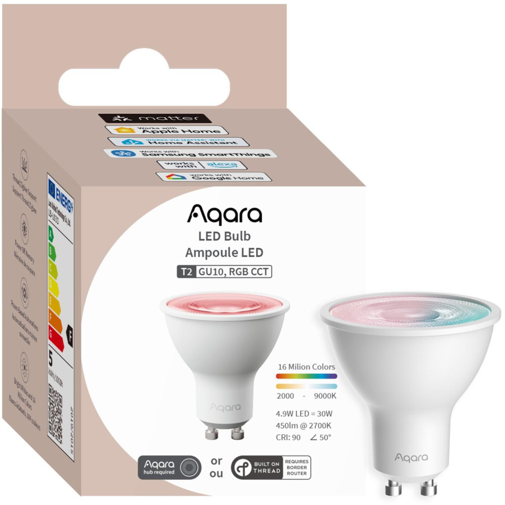 Żarówka led aqara led bulb t2 rgb cct gu10