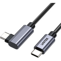 Unitek kabel usb-c kątowy 90° pd100w 3m