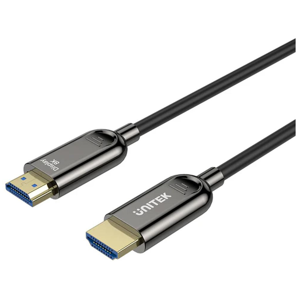 Unitek kabel optyczny hdmi 2.1 aoc 8k 120hz 30m