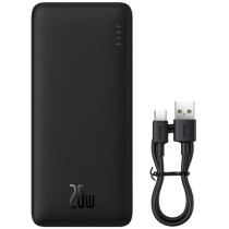 Powerbank baseus airpow p10022804113-00 20000mah 20w pd qc 20w usb-a usb-c + kabel