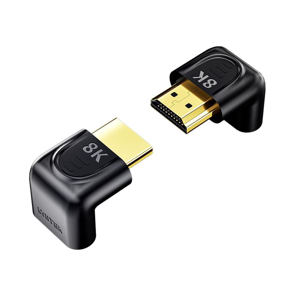 Unitek adapter kątowy 8k hdmi 90 i 270 stopni