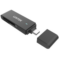 Unitek czytnik kart sd i microsd usb-c
