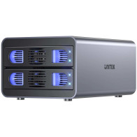 Unitek obudowa raid do dysku sata 2.5''/3.5'' 4 tryby 40tb usb c 10gb/s