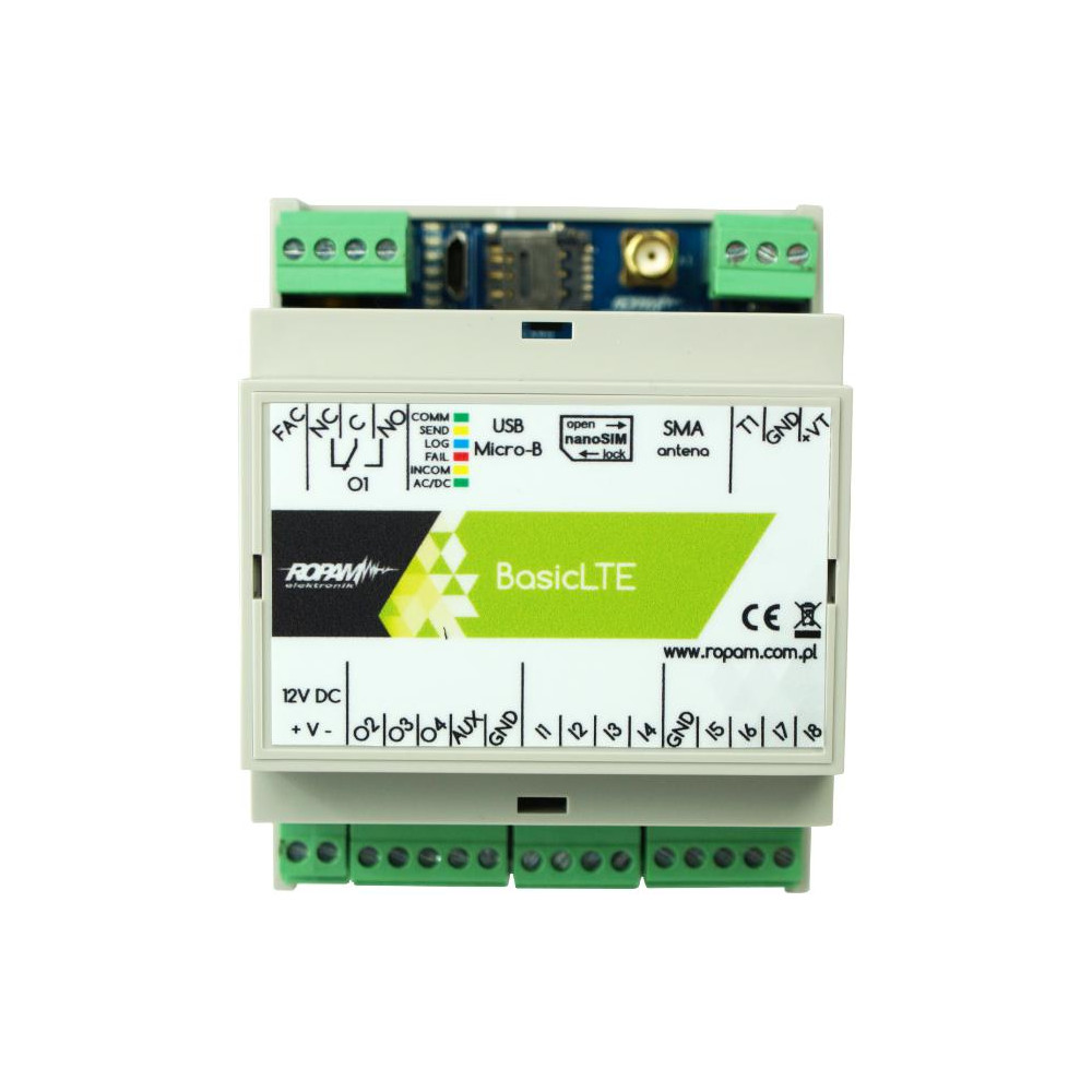 Ropam basic4g-d4m moduł powiadomienia i sterowania lte (2g/4g)