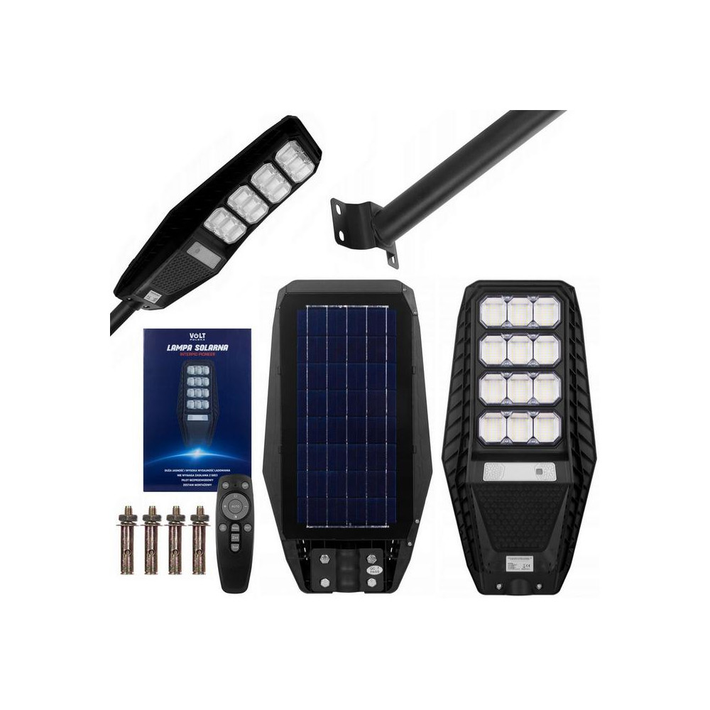 Lampa solarna volt polska pioneer 240 + panel 15w + 18.000mah + pilot