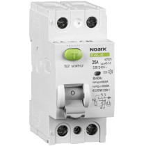 Wyłącznik różnicowoprądowy, 6 ka, 40a, 30ma, 2p typ ac ex9l-n noark 108315