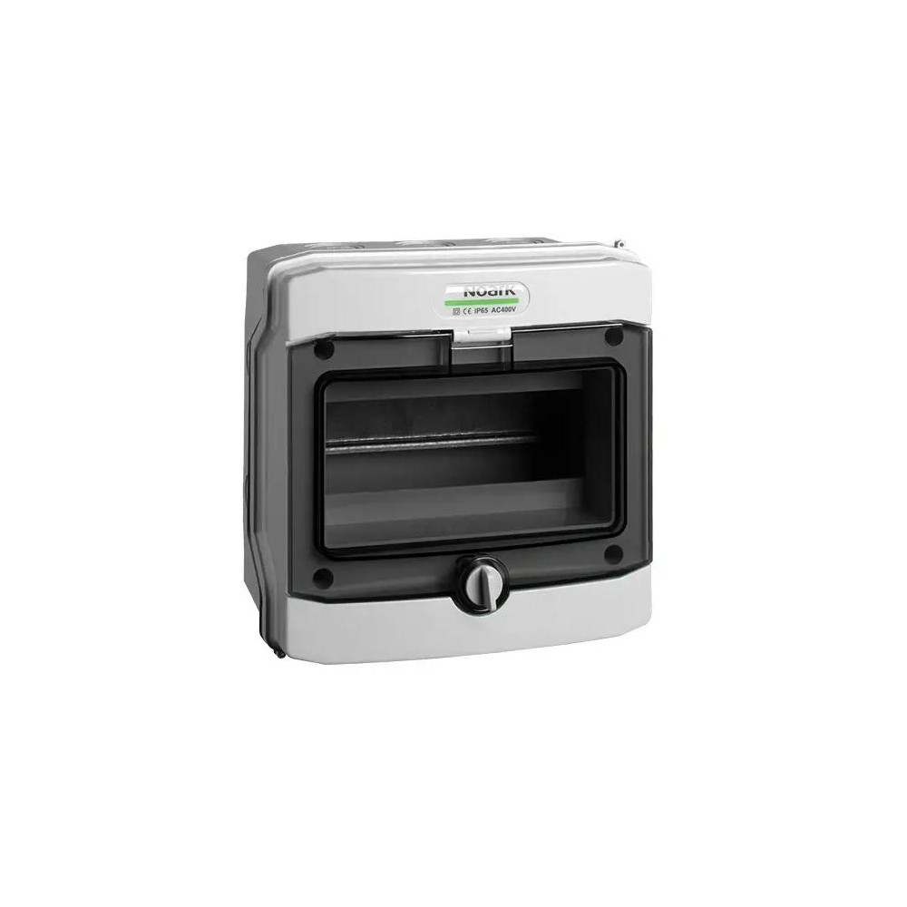 Plastikowa obudowa instalacyjna natynkowa ip65 1x8 modułów. phs 8t noark 101493