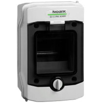 Plastikowa obudowa instalacyjna natynkowa ip65 1x4 moduły. phs 4t noark 101492