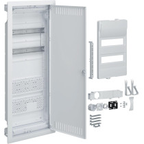 Rozdzielnica hybrydowa podtynkowa, 2 x12modułów, 2x płyta montażowa, 1x gniazdo 230v, hager volta hybrid vu602plh
