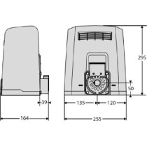 Zestaw bft deimos ultra bt b600 ee kit do 600kg bram przesuwnych