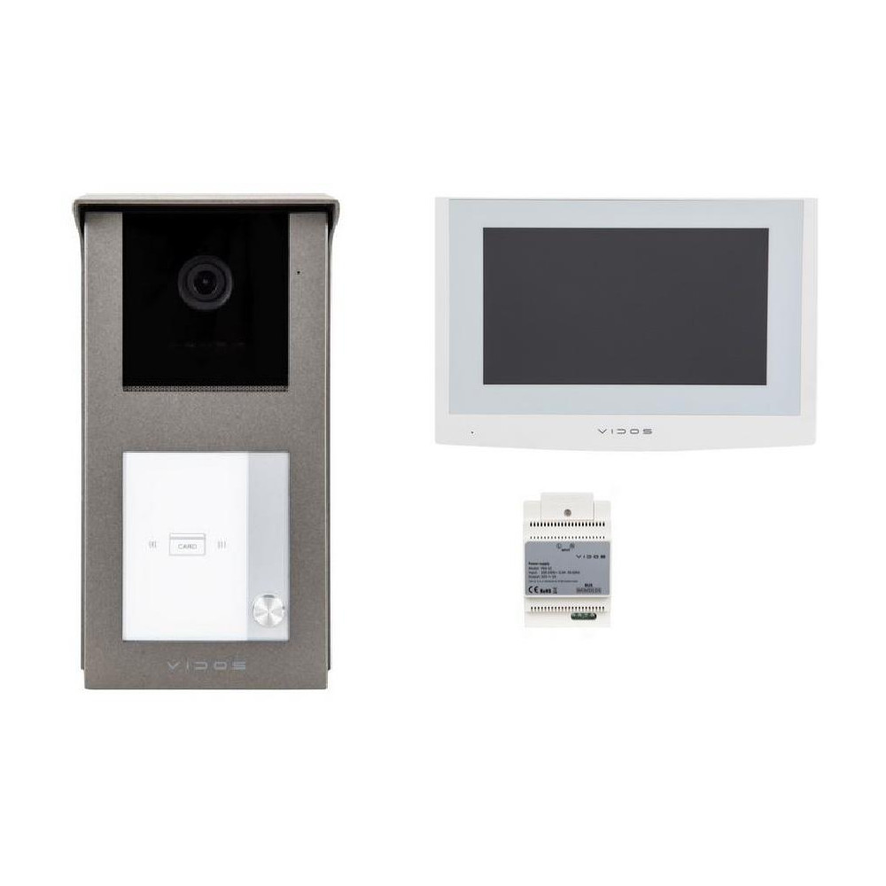 Wideodomofon vidos 2ip s201-1/m200w-x