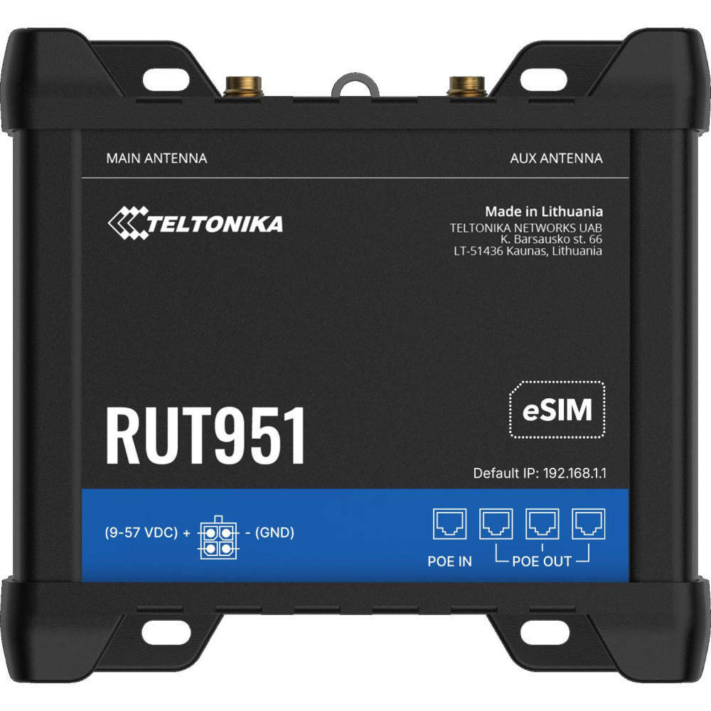 Teltonika rut951 router przemysłowy 4g / lte (rut951000000)