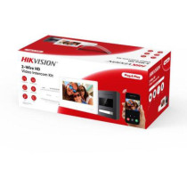 Zestaw wideodomofonowy hikvision ds-kis704ey/aluminum