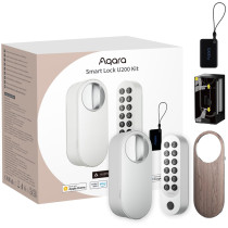 Aqara smart lock u200 kit biały inteligentny zamek do drzwi el-d02dw