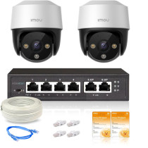 Zestaw 2 kamer ip imou cruiser 4mp poe z chmurą imou protect basic