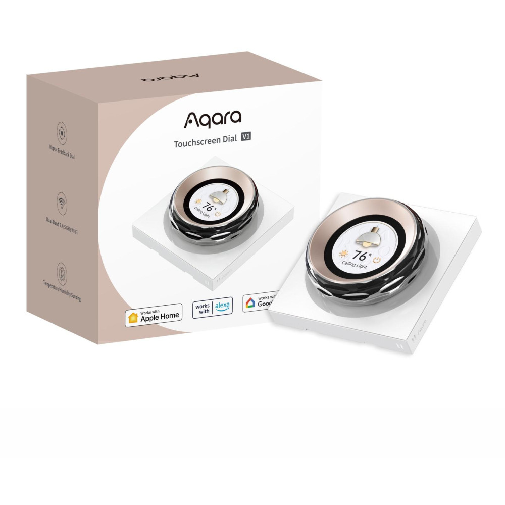 Panel sterowania aqara touchscreen dial v1 eu biały wi-fi, bluetooth, zigbee  ds-k01d