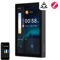 Panel sterowania wifi/bluetooth/zigbee matter sonoff nspanel pro 120 (czarny) nspanel120pb