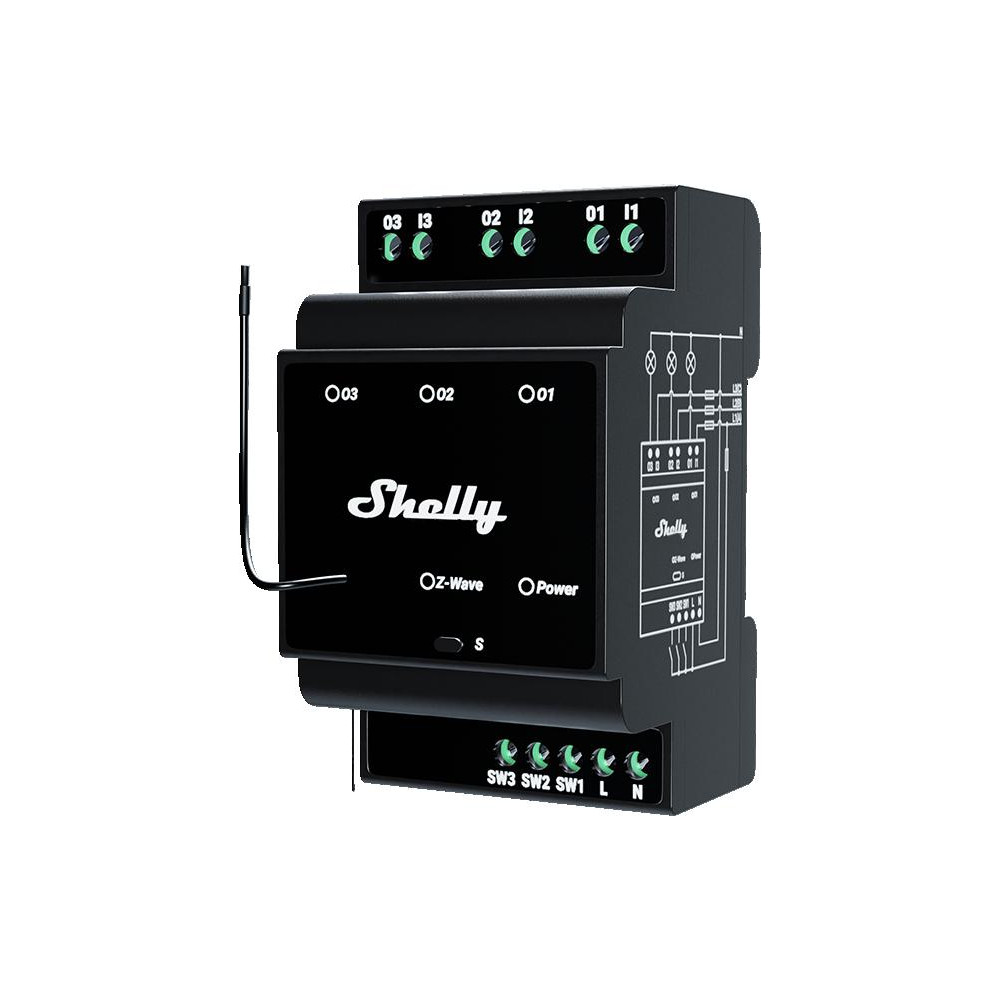 Shelly wave pro 3 eu lr