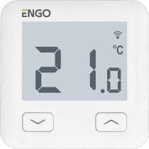 Engo controls e10-w - regulator temperatury, 230v, biały, wi-fi, internetowy, podtynkowy