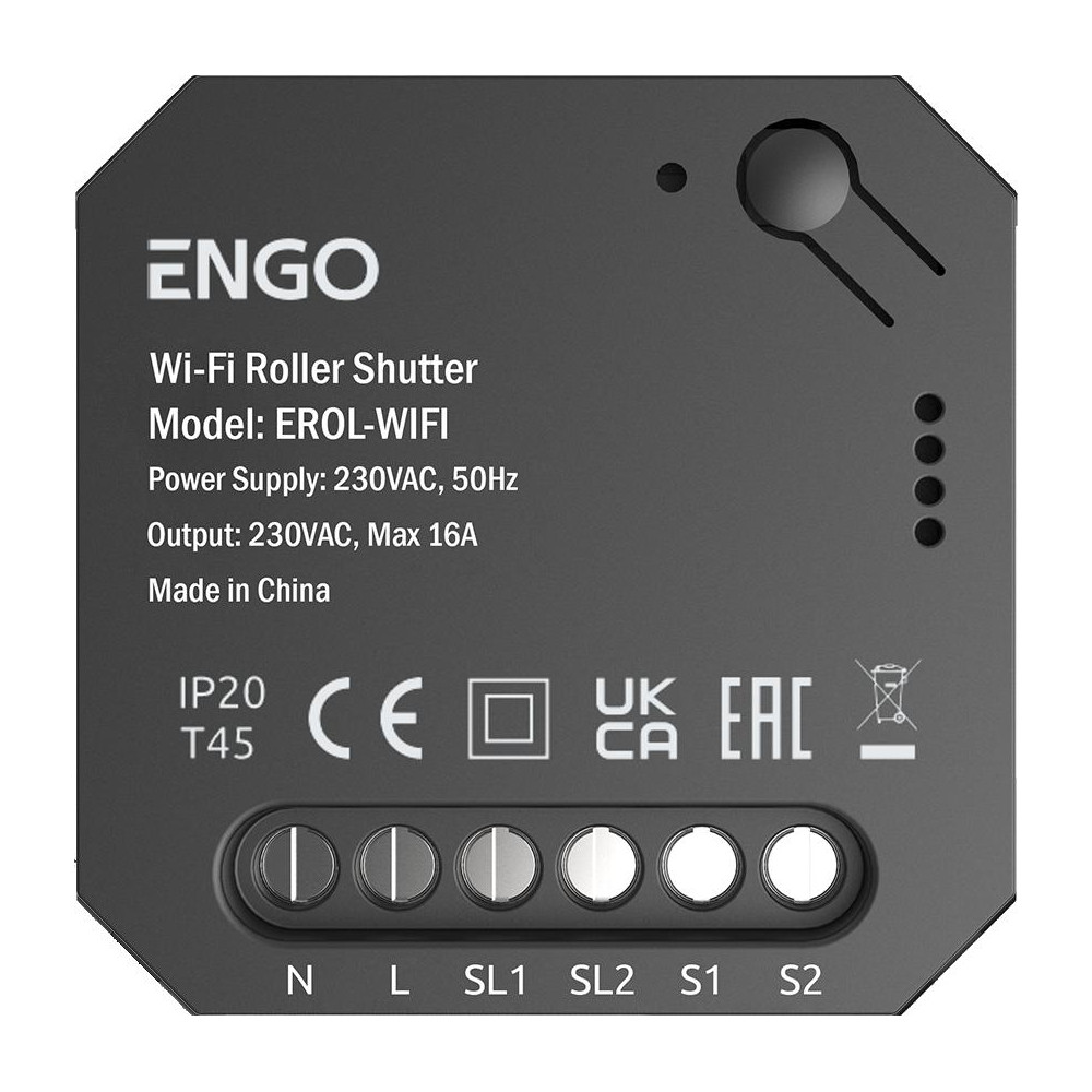 Engo controls erol-wifi - sterownik rolet wi-fi do systemu engo smart podtynkowy