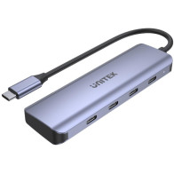 Unitek hub usb-c 3.1, 4 x usb-c, 5 gbps
