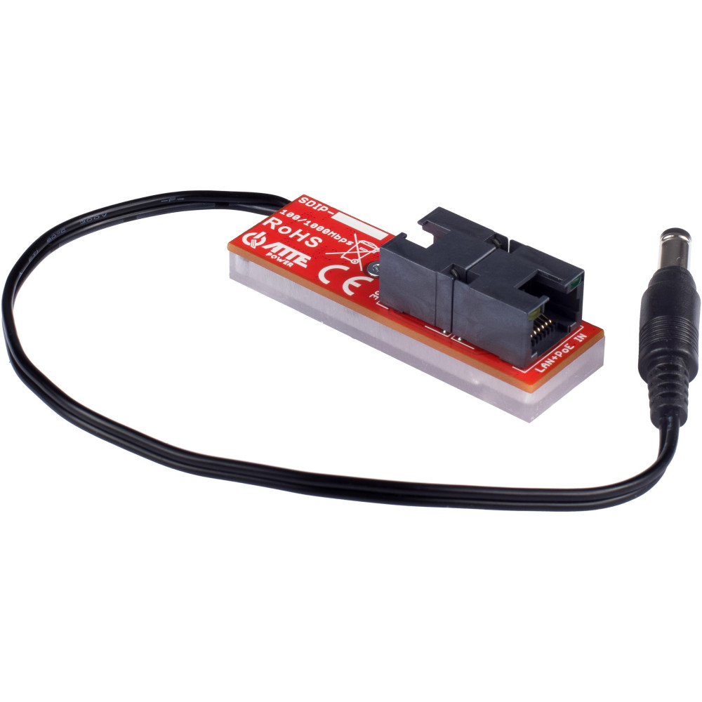 Adapter poe atte sdip-12-121 adapter poe gigabit obniżający napięcie do 12v
