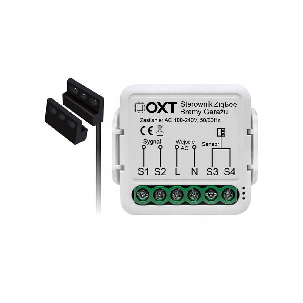 Moduł oxt z sensorem do silnika bramy garażu zigbee tuya