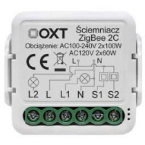 Moduł oxt mini ściemniacz 2 obwody zigbee tuya