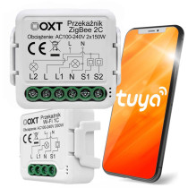 Moduł oxt mini 2 obwody zigbee tuya